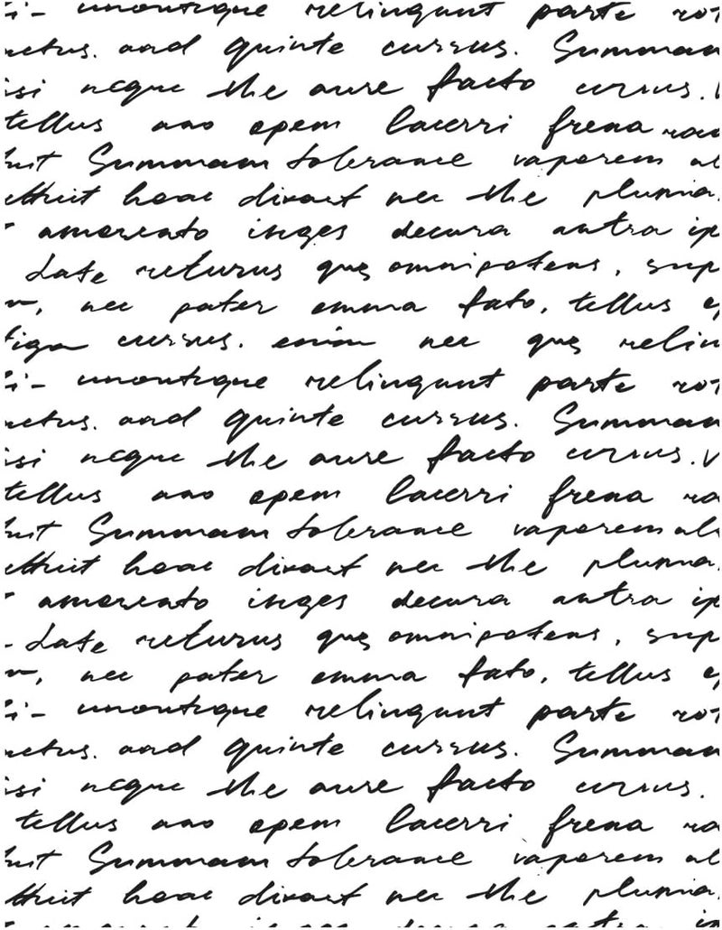 BP-287 Script Text BetterPress Plate from The Wildflowers Collection by Lisa Horton